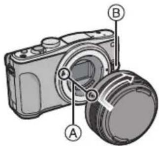 PANASONIC Lumix G 20mm f1.7 II - ■ Installazione dell'obiettivo - 1