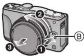 PANASONIC Lumix G 20mm f1.7 II - ■ Das Objektiv abnehmen - 1