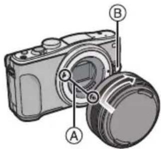 PANASONIC Lumix G 20mm f1.7 II - ■ Das Objektiv aufsetzen - 1