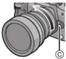 PANASONIC Lumix G 714mm f4 - ■ Снятие объектива - 1