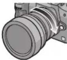 PANASONIC Lumix G 714mm f4 - ■ Das Objektiv aufsetzen - 2