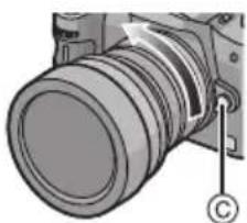 PANASONIC Lumix G 714mm f4 - ■ Retrait de l'objectif - 1
