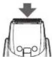 PANASONIC ERGB42 - Utilisation du peigne - 5