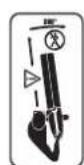 BOSCH ALS 30 - Erläuterung der Symbole auf dem Gartengerät - 6