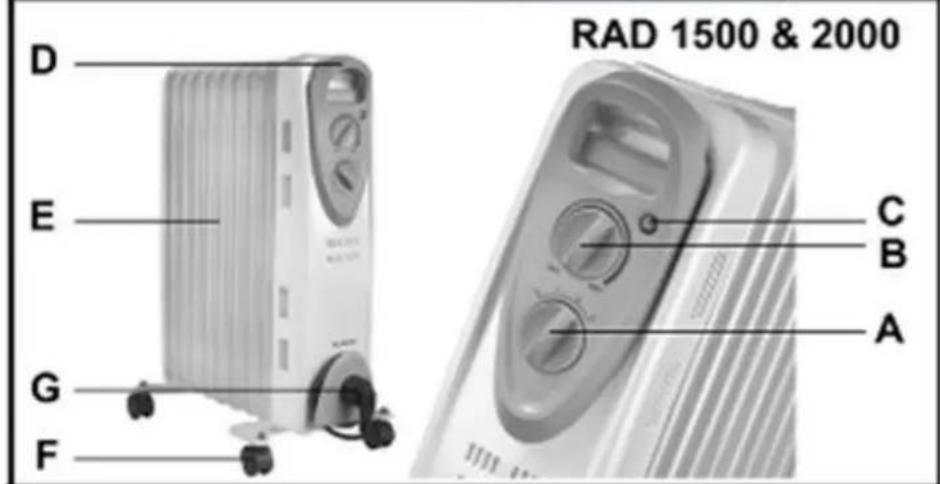 Eurom RAD 2000 - Beskivning - 2