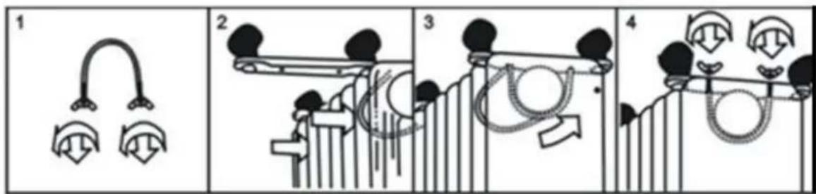 Eurom RAD 2000 - Atentie: Folosiţi radiatorul numai atunci*cand este in poziţie verticală, cu roțile (C.Q picioare) ataşate de partea de jos (aşa cum este ilustrat pe partea frontală a acestei broşuri. Orice alta poziţie de amplasare este periculoasa! - 1