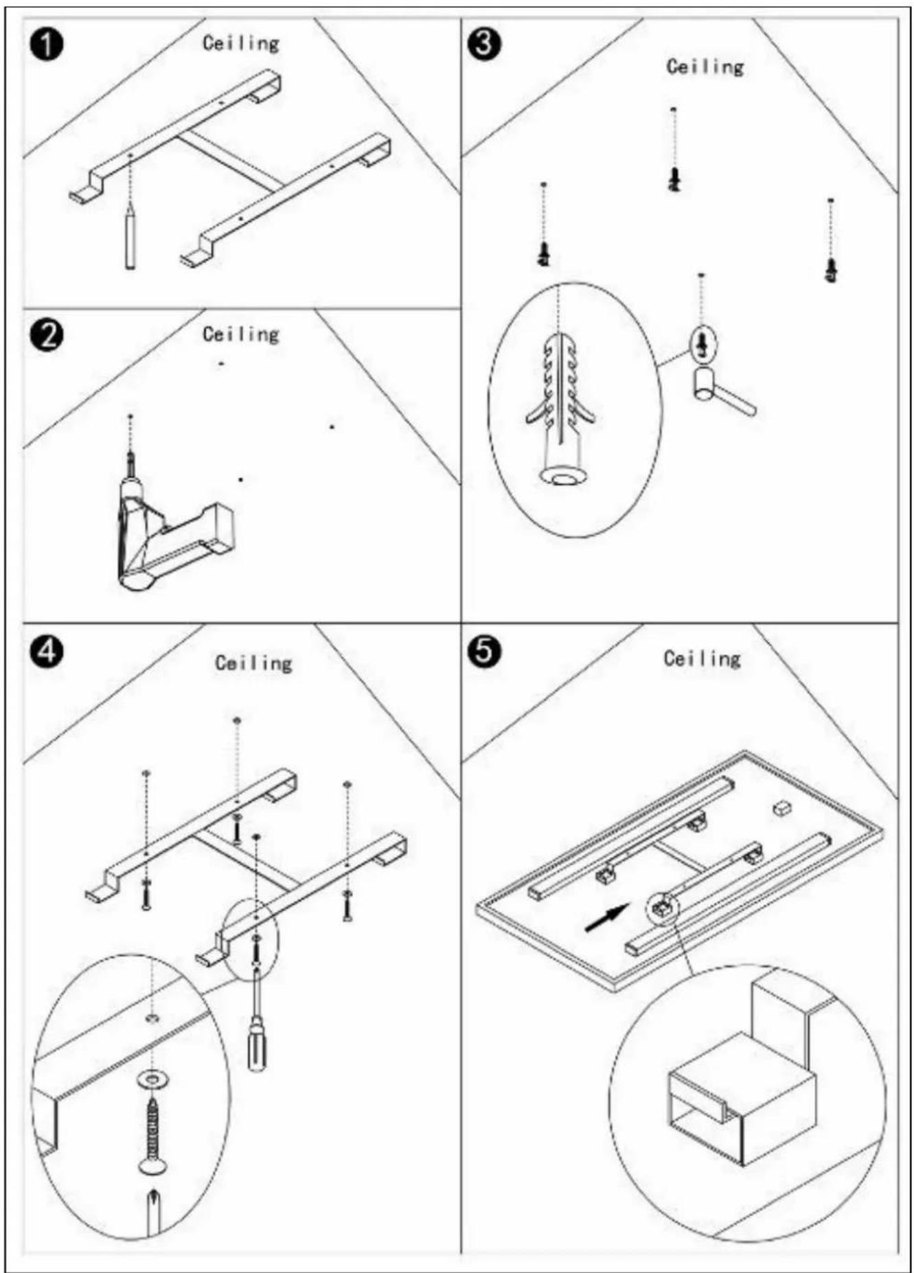 Eurom Mon Soleil 800 WiFi - Attachment to the ceiling - 1