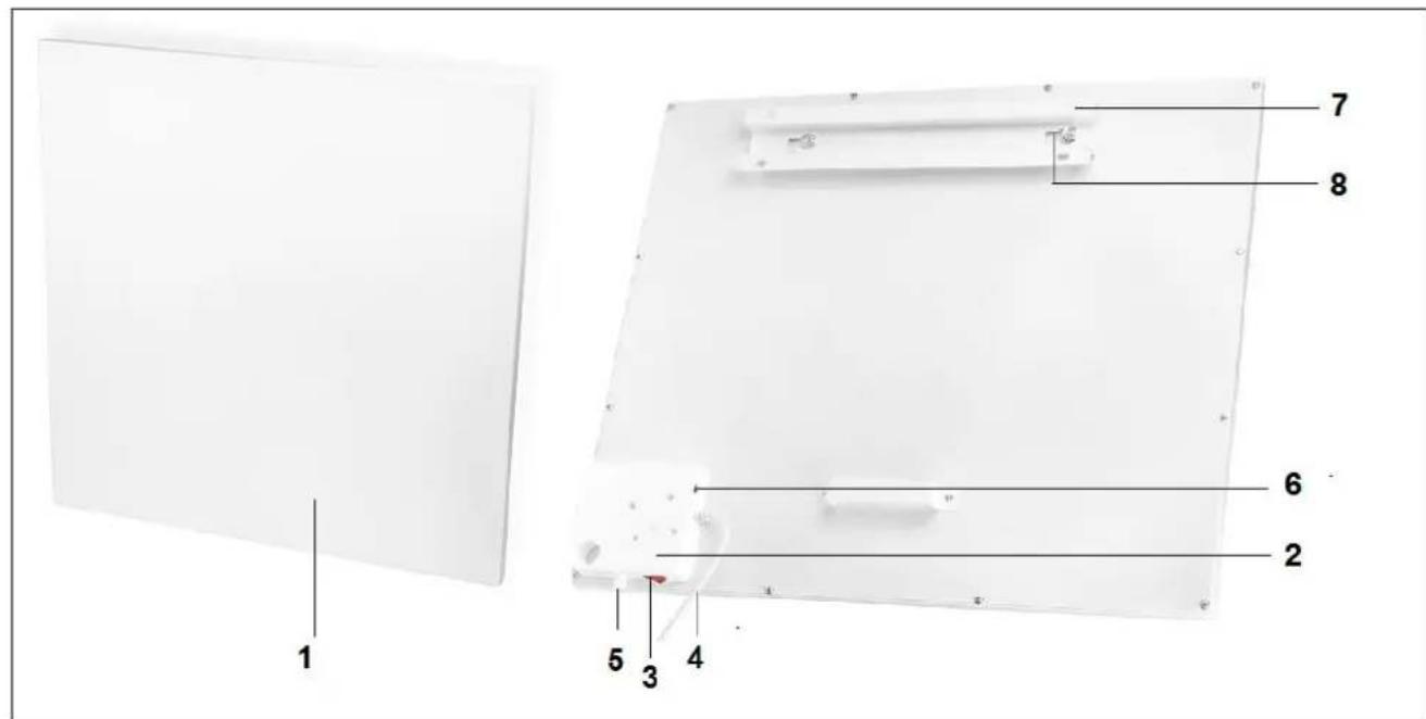Eurom Mon Soleil 450 - Beskrivning, montering och installation - 1
