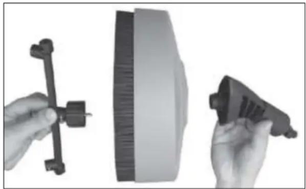 Eurom Force 1600 - Montage nettoyeur de terrasse : - 1