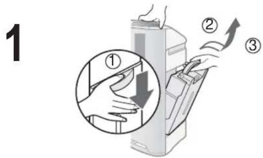 SHARP KCF32EU - REFILLING THE WATER TANK - 1