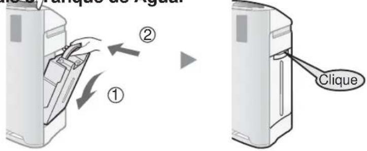 SHARP KCF32EU - Instale o Tanque de Agua. - 1