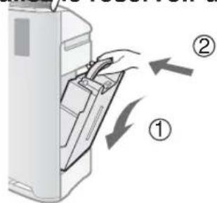 SHARP KCF32EU - Installé le réservoir à eau. - 1