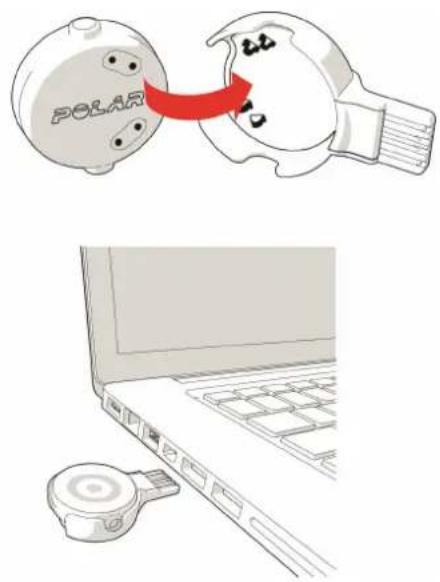 POLAR OH1 - CHARGER LA BATTERIE DE LA OH1 - 1