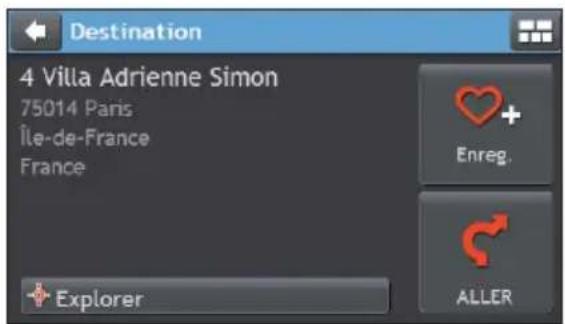 MIO Pilot 15 - Comment prévisueler la destination sur la carte? - 1