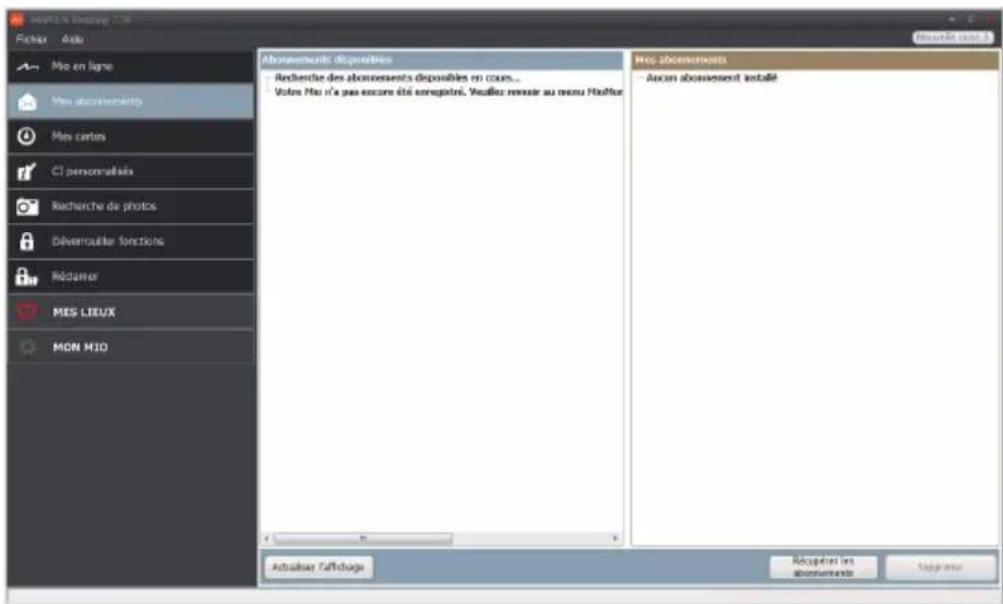 MIO Pilot 15 - Comment acheter un abonnement ? - 1