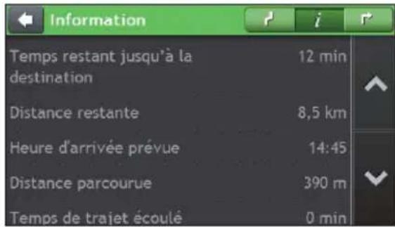 MIO Pilot 15 - Comment visualiser les statistiques de mon itinéraire? - 2