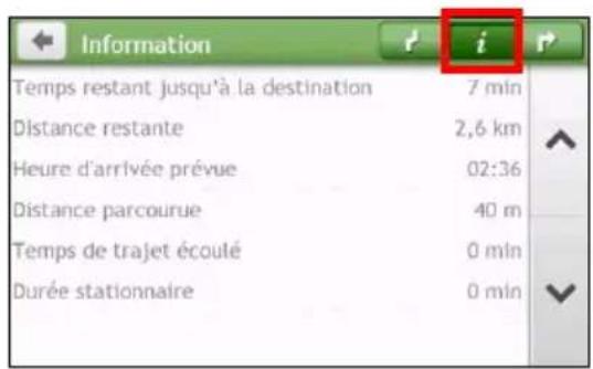 MIO Spirit 7700 - Comment visualiser les statistiques de mon itinétaire ? - 3