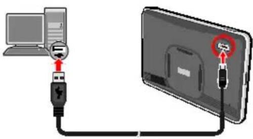 MIO Spirit 7700 - Comment connecter l'appareil à mon ordinateur ? - 1