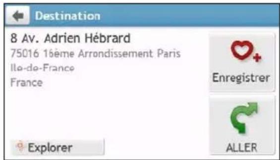 MIO Spirit 7700 - Comment prévisueler la destination sur la carte ? - 1