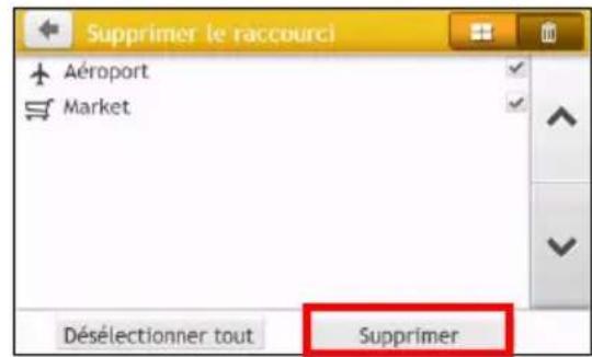 MIO Spirit 7700 - Comment faire pour personnelier les catégories de recherche? - 2
