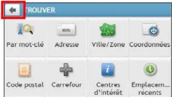 MIO Spirit 7700 - Comment naviguer dans les menus de l'écran? - 2