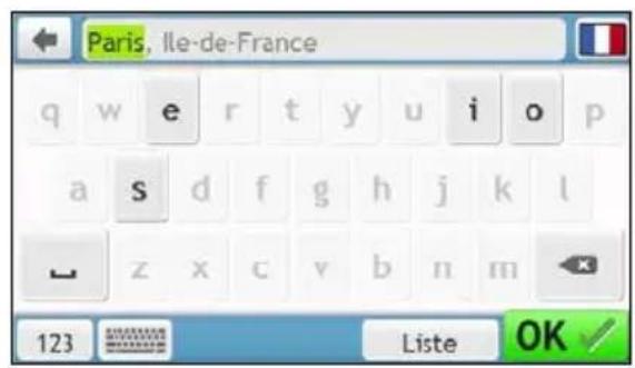 MIO Spirit 7700 - Comment utiliser l'écran Clavier? - 3