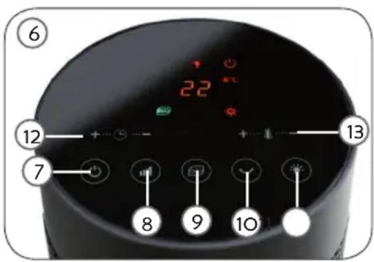 DOMO DO7345H - ONDERDELEN - 1