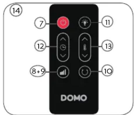 DOMO DO7345H - ONDERDELEN - 3