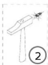 DOMO Mica DO7346M - Mounting to the wall - 3