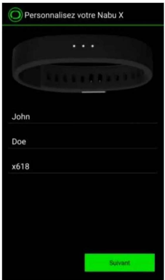 RAZER Nabu X - ÉCRAN DE PERSONNALISATION - 1