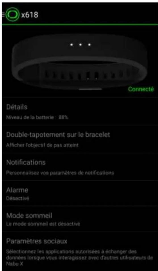 RAZER Nabu X - ÉCRAN D'ACCUEIL - 1
