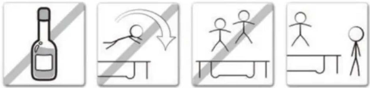 EXIT InTerra Ground Level - AANBEVOLEN VOORZORGSGMAATREGELEN TIODENS HET GEBRUIK VAN DE TRAMPOLINE - 1