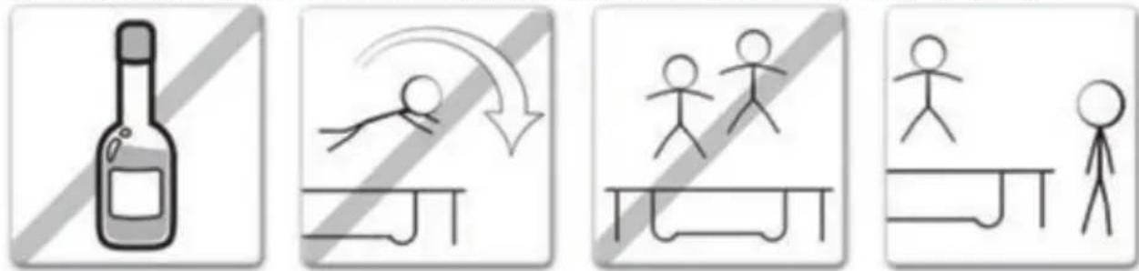 EXIT InTerra Ground Level - Precautions à respecter LORS de l'utilisation du trampoline - 1