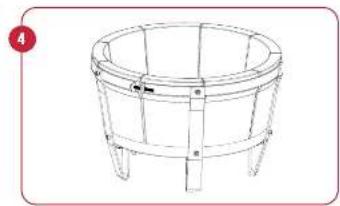 Grill Guru Kamado Classic Large - INSTALLATION INSTRUCTIONS THE FIRE BOX - 6