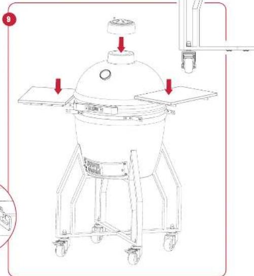 Grill Guru Kamado Classic Large - AUFSTELL ANWEISUNGEN - 4