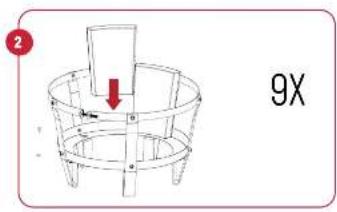 Grill Guru Kamado Classic Large - INSTALLATIONS INSTRUKTIONER ELDSTAD - 4