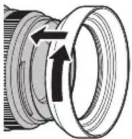 FUJIFILM XF 35mm f2.0 R WR - レンズフードの取り付出方 - 1