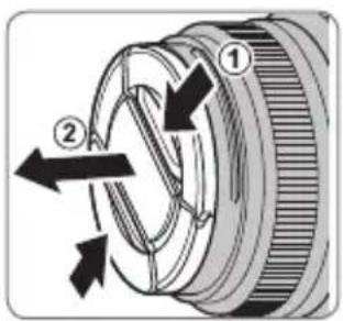 FUJIFILM XF 35mm f2.0 R WR - Suojusten poistaminen - 1