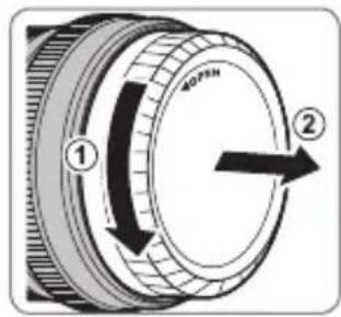 FUJIFILM XF 35mm f2.0 R WR - Fjerning av dekselet - 2