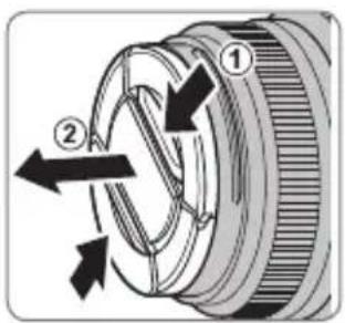 FUJIFILM XF 35mm f2.0 R WR - Rimozione dei tappi copri ottica - 1