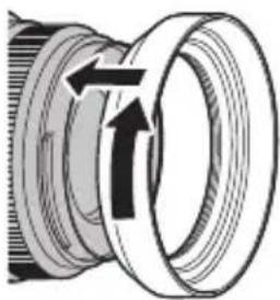 FUJIFILM XF 35mm f2.0 R WR - Anbringender Sonnenblende - 1