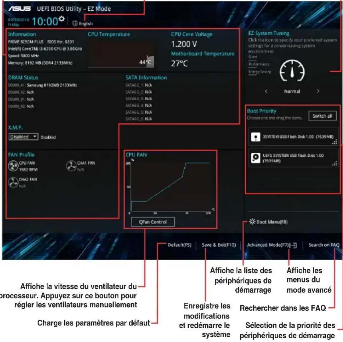 ASUS PRIME B250MPLUS - EZ Mode (Mode EZ) - 2