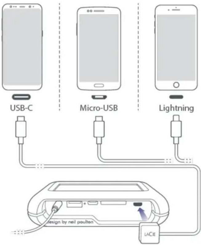LACIE DJI Copilot - Étape 3 : Connexion d'un appareil mobile au disque DJI Copilot - 2