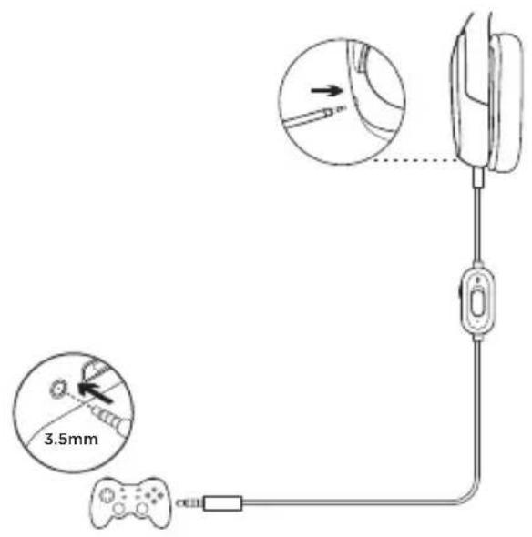 LOGITECH G433 - KONSOL KURULUMU (XBOX ONE™, PLAYSTATION®4) - 1