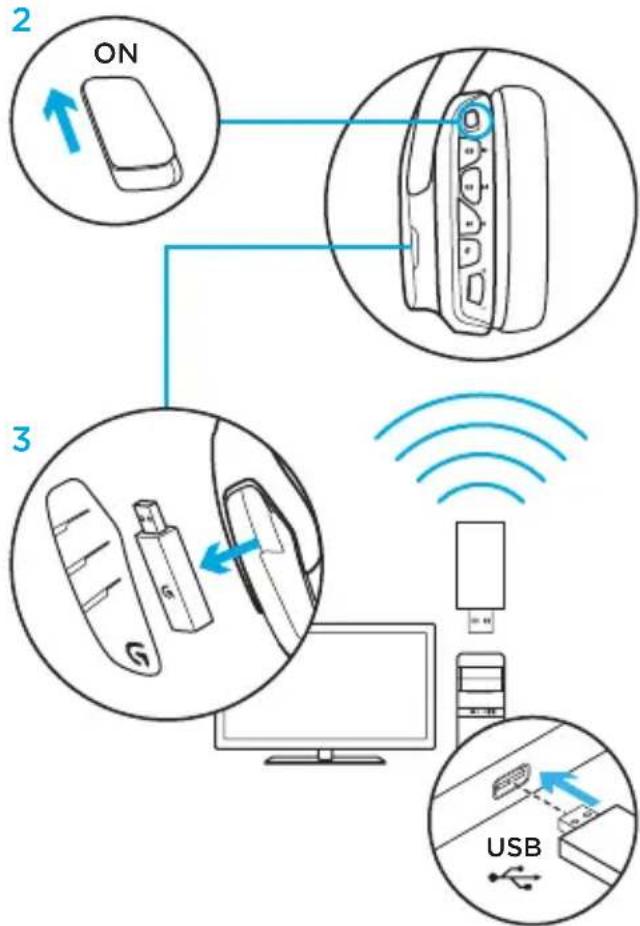 LOGITECH G933 Artemis Spectrum Wireless - Hangforrások keverese - 2