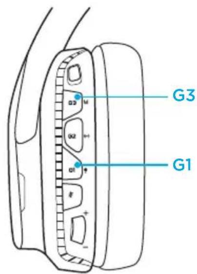 LOGITECH G933 Artemis Spectrum Wireless - Prijelaz na modalitet boja/ekvilizadora - 1
