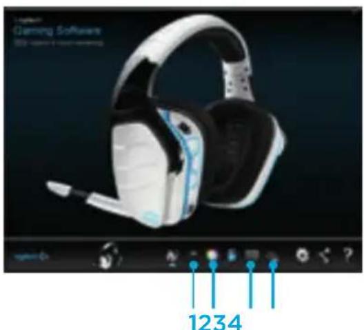 LOGITECH G933 Artemis Spectrum Wireless - Software para jogos da Logitech - 3