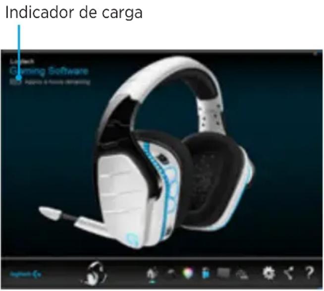 LOGITECH G933 Artemis Spectrum Wireless - Advertencia de nivel criticico de bateria - 1