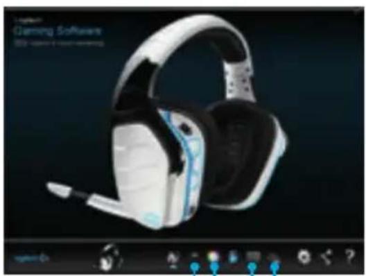 LOGITECH G933 Artemis Spectrum Wireless - Mängutarkvara Logitech Gaming Software - 3