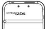 NINTENDO 2DS XL - Insérez une carte de jeu dans le port carte de jeu. - 2